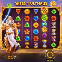 BillyBets - Gates of Olympus Slot Game by Pragmatic Play